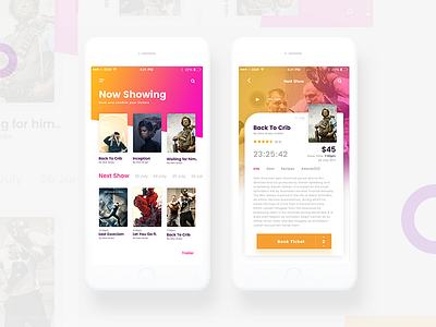 Blockbuster Movie App animation app apps material mobile movie need poster principle tickets ui ux