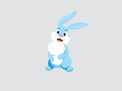 Rabbit Illustration alphabet cartoon illustration pet pet web r rabbit watch movie zoo