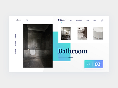 Modern. color decor ecommerce home house interior landing page room