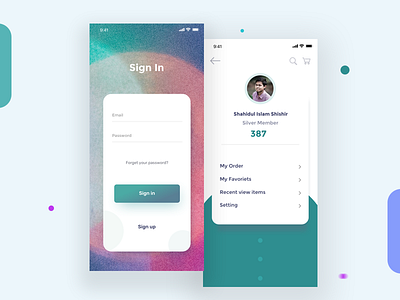 Sign In I My Account cart page checkout ecommerce app ecommerce landing page ecommerce theme ecommerce web favorites my account online shop order sign in sign up