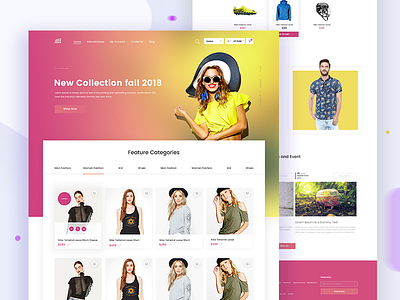 Ecommerce Home Page