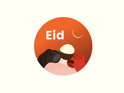 Eid Illustration eid banner eid card eid illustration eid ul fitar graphic design illustration illustration design moon