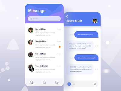 Chat Box by Shahidul Islam Shishir on Dribbble