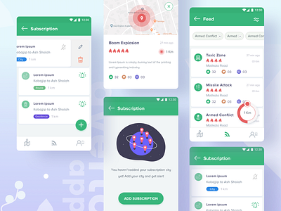 Subscription Process : Averto App area app armed forces danger destination feed feed design filter geofence illustration map notification redious route safety security app subscribe form subscription subscription area subscription box terrorist