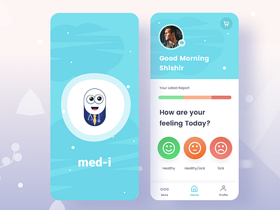 Med-i App  I  Splash Home and Logo