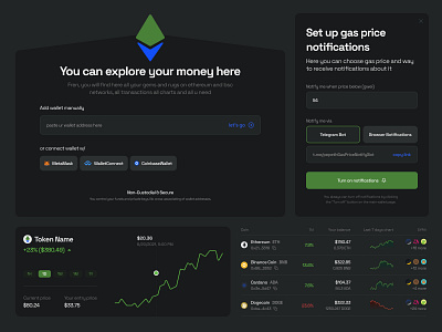 Crypto Explorer UI app crypto form login prototyping ui ux wallet web