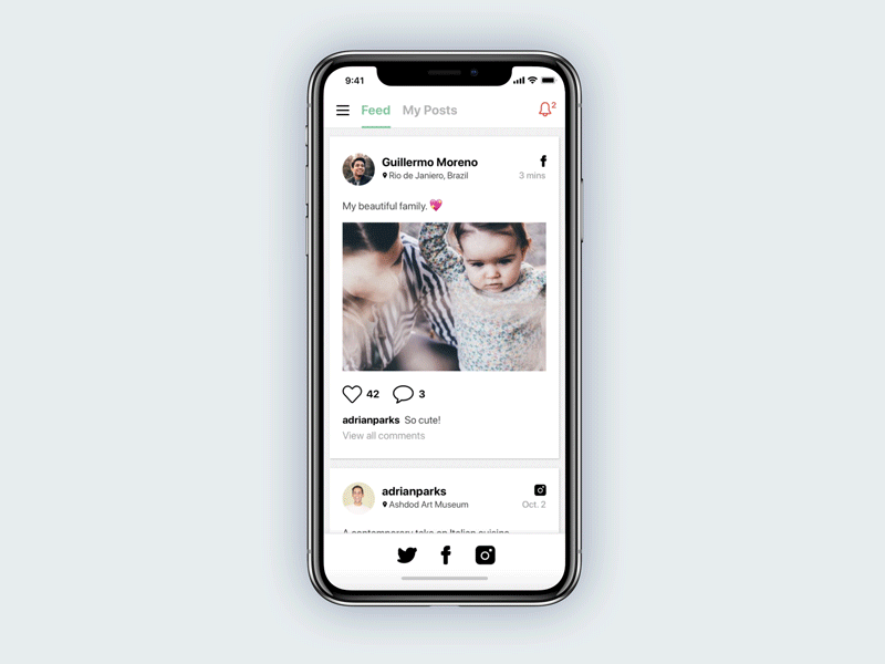 Universal Social App Concept