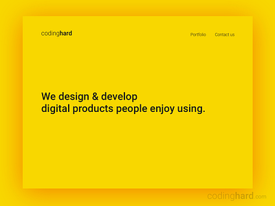 Codinghard branding codinghard design develop logo portfolio products web website