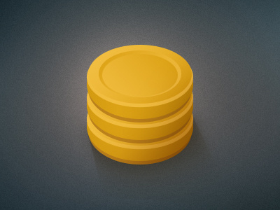 Coins 2d coins game gold icon simple