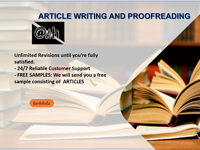 article writing and proofreading