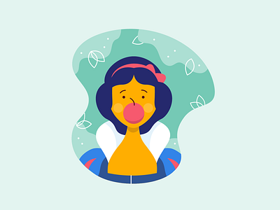 Disney Avatar - Snow White avatar character character design design graphic design illustration snow white vector vector art vector character vectorial illustration