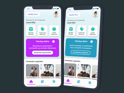 Healthy Place (UI Design e Style Guide) inclusão interface ui ux