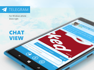 Telegram for Windows Phone Chat chat contacts flat messenger metro telegram whatsapp windows phone