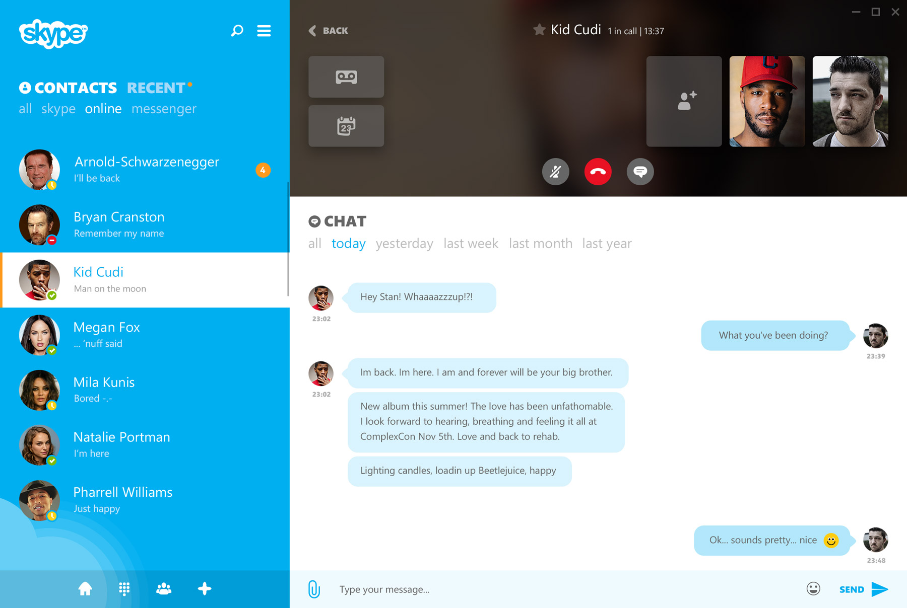 download skype chat