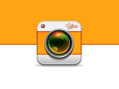 Gifture iOS Icon - Rebound app apple camera gifture icon ios ipad iphone lens photoshop