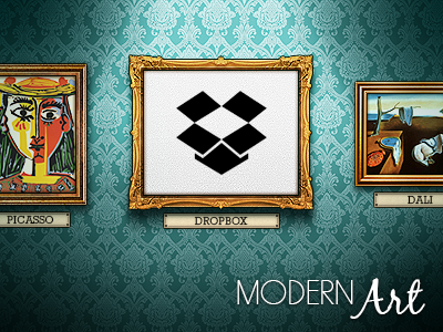 Modern Art - Dropbox Rebound contest dropbox free shit illustration modern art photoshop