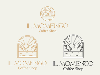 Il Momento branding branding coffee graphic design logo