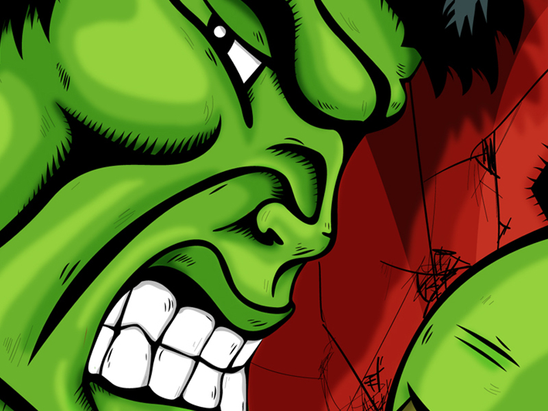 Hulk vs Superman - Part 1 by Fabien GOUBY on Dribbble
