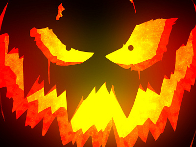 PUMPKIN art artwork character digital drawing gif halloween illustration monster photoshop pumpkin wacom