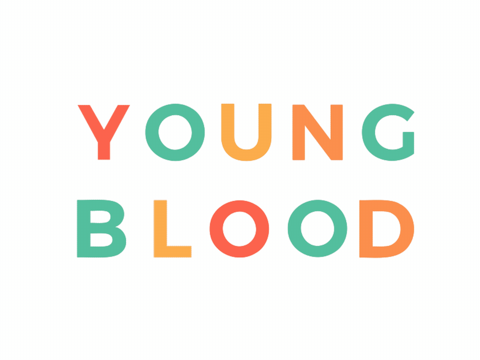 Young Blood animation blood gif ill illustration kinetic typography typography young