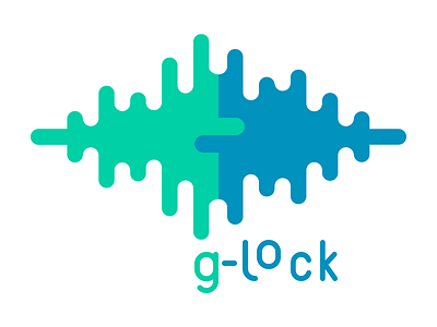 g-lock logo door g lock sound wave logo lock mobile phone