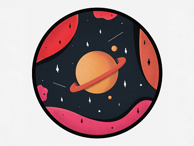 Color Planet art badge branding bright colors brush design drawing graphic graphic design illustrated illustration illustrator logo