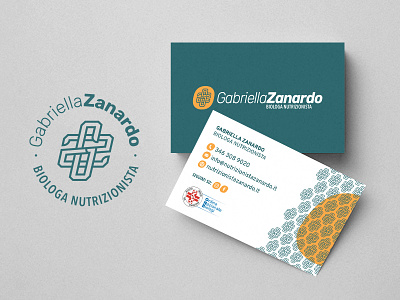 Gabriella Zanardo Nutritionist Personal Branding brand branding business cards design doctor fitness healthy identity illustration logo nutrition personal sport wellness workout