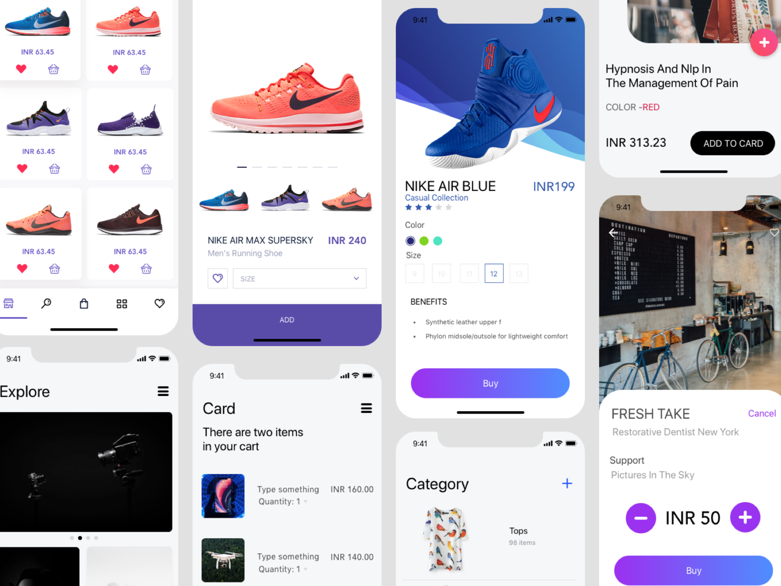 E Commerce by Creativerituraj on Dribbble