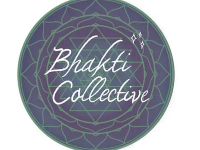 bhakti collective・social media emblem logo brand design branding design drawing graphic design illustration logo procreate social media typography