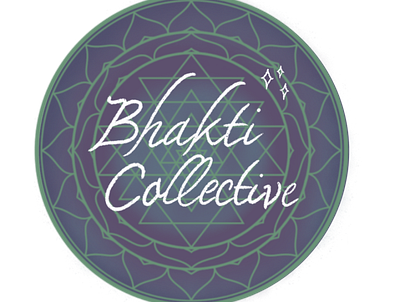 bhakti collective・social media emblem logo brand design branding design drawing graphic design illustration logo procreate social media typography