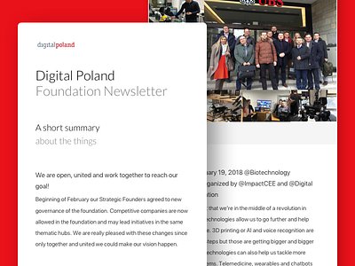 DigitalPoland - Newsletter