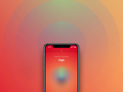 Formula animation end of the session app apple audio breather breathing color design ios mobile ui ui ux ux