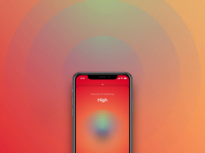 Formula animation end of the session app apple audio breather breathing color design ios mobile ui ui ux ux