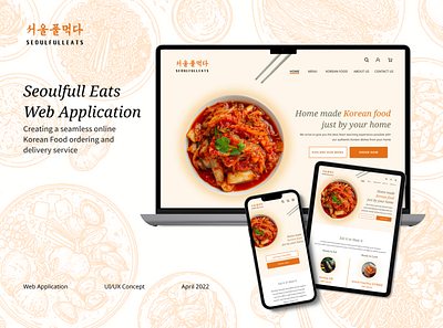 Seoulfull Eats UI/UX Design and Case Study case study design ui ui design uiux design ux ux design