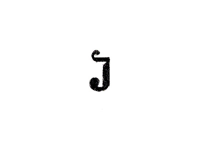 "JJ" Monogram final sketch initial letters minimal monogram sketch studiogoat