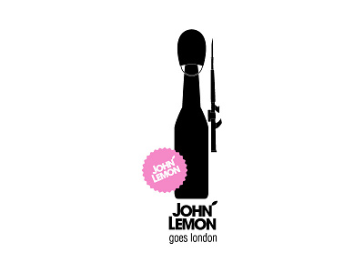 John Lemon Lemonade Promo Poster for London identity illustration john lemon lemonade london poster