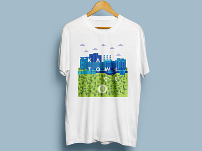 Illustrated t—shirt. city illustration katowice tshirt typo typography