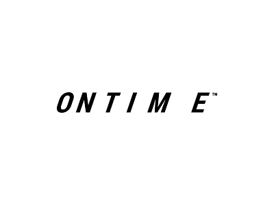 Ontime Logotype branding city couriers identity logo logo design logotype type typography