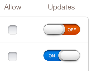 Old Switches For App ios ipad switches ui