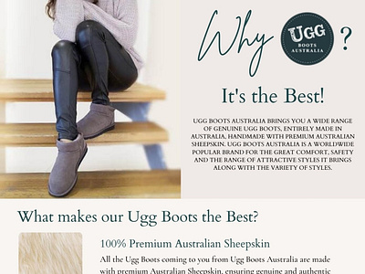 These are the newest Ugg Boots trends in Australia.