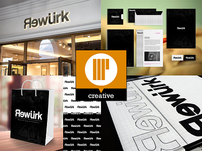 ReWurk Branding Mockup + Concepts branding design graphic design illustration logo typography vector