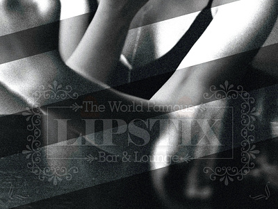 LIPSTIX Bar + Lounge Flyer Concept branding design flyer graphic design illustration logo typography vector