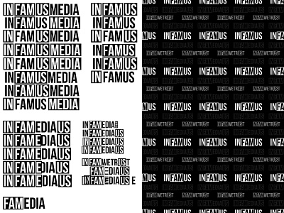 INFAMUS Media Branding Logos branding design graphic design illustration logo typography vector