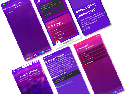 NotesZap app design design mobile ui to do app ui user interface web