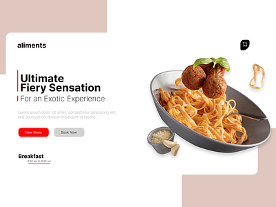 Food Website Template UI