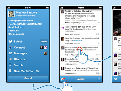 Twitter Client Fun Design 1 ios iphone iphone5 just for fun twitter