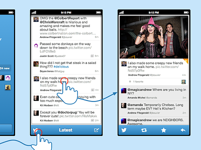 Twitter Client Fun Design 2 ios iphone iphone5 just for fun twitter