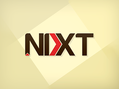 Nixt Logo app identity logo logotype nodejs typography