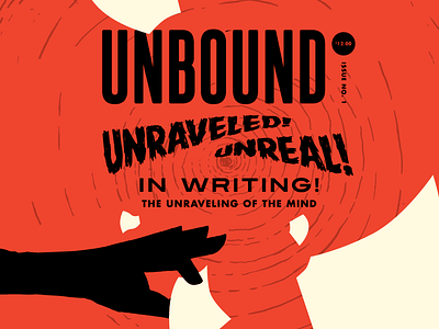 Unbound Poetry Zine Cover comic comic book drawing illustration lettering magazine poetry typography unbound vintage writing zine