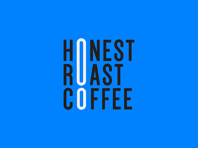 Honest Roast Coffee Logo brand branding coffee exciting icon identity lettering logo logo design mark typography